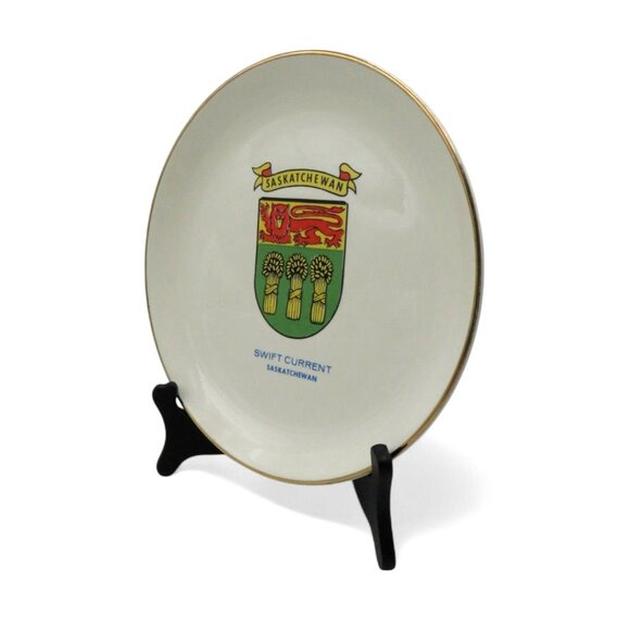 Swift Current Saskatchewan SOUVENIR PLATE Canadian Collectible 10" - Picture 3 of 10